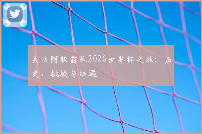 关注阿联酋队2026世界杯之旅：历史、挑战与机遇